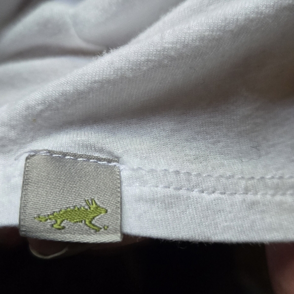 Horny Toad White With Gray Trim Lightweight Short Sleeve Tee SzM - Picture 6 of 6